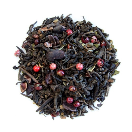 Grindstone Organic Tea Collection | Mint Dark Chocolate | Loose Leaf Tea | PET Snap on Kilner Jars | Pack of 2