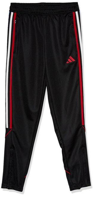 adidas Kids' Tiro Pants, Black/Team Power Red, Small