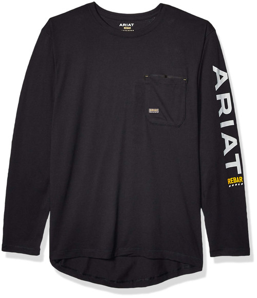Ariat Male Rebar Workman Logo Black X-Large
