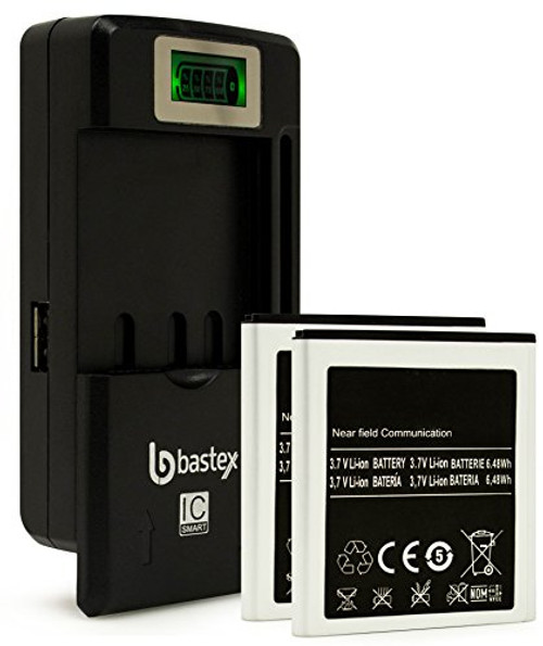 Two (2pk) Bastex Battery For Verizon Samsung Galaxy Nexus+plus One (1) Bastex External Dock LCD Battery Charger Two (2pk) Bastex Battery For Verizon Samsung Galaxy Nexus+plus One (1) Bastex External Dock LCD Battery Charger