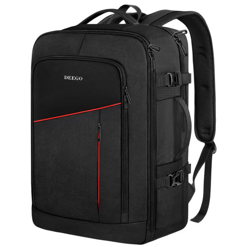 Carry on Backpack, 40L Flight Approved Travel Backpack for Men Women, Extra Large International Travel Luggage Backpack Water Resistant Weekender Overnight Bag Daypack Fit 17 Inch Laptop, Black Carry on Backpack, 40L Flight Approved Travel Backpack for Men Women, Extra Large International Travel Luggage Backpack Water Resistant Weekender Overnight Bag Daypack Fit 17 Inch Laptop, Black