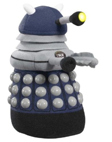 Underground Toys Doctor Who Talking Light-Up Dark Blue Dalek 9-Inch Plush
