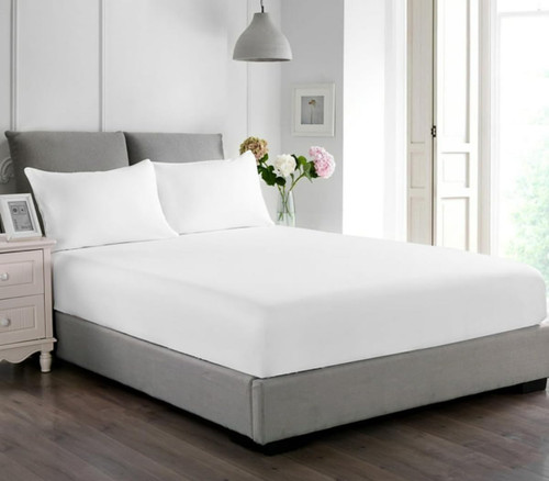 Premium Cotton Terry Waterproof Mattress Protector, Twin Size Mattress Cover, Breathable & Noiseless Bed Covers Twin, Ultra Soft Absorbent Terry, Deep Pocket Fits Up to 18" - White Premium Cotton Terry Waterproof Mattress Protector, Twin Size Mattress Cover, Breathable & Noiseless Bed Covers Twin, Ultra Soft Absorbent Terry, Deep Pocket Fits Up to 18" - White