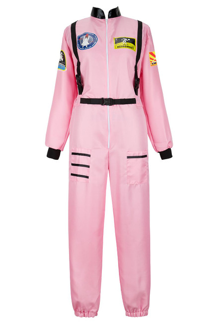 AIGASEA Astronaut Costume Adult Astronaut Costume Women Space Suit Astronaut Suit Pink S