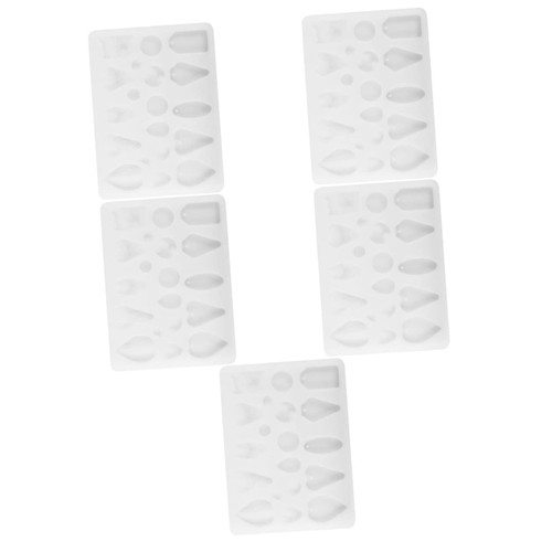 EXCEART 5pcs Epoxy Mold Hand Molds Epoxy Resin Mold Pendant Mold DIY Craft Silicone Earrings Pendant Clasp for Necklace Silcone Molds DIY Crystal Epoxy DIY Jewelry Mold DIY Mold Manual