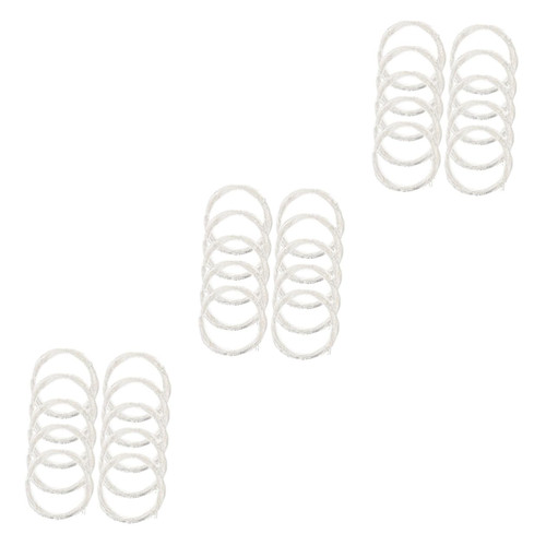 ibasenice 30 Packs Strings guitar supply classic music Accessories folk guitar accessories silver Guitar guitar parts steel string Nylon sleeve nylon string supplies electric guitar strings