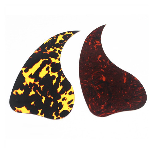 KERREY Acoustic Guitar Accessories 2 Pcs Left Hand Acoustic Guitar Pickguard for Guitar Decoration Protective Accessories