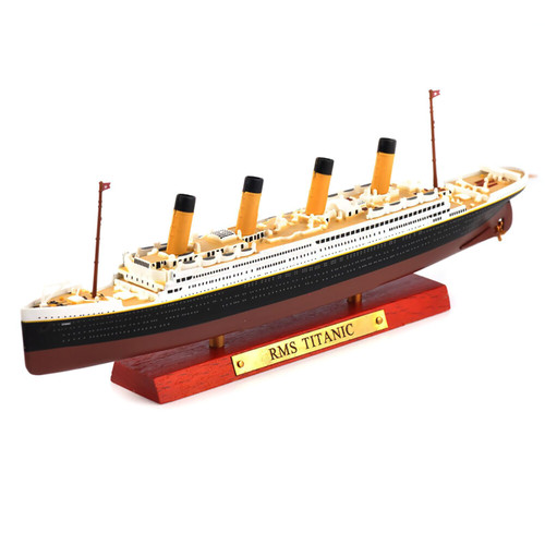 NATEFEMIN 1:1250 Ship Alloy Model Titanic Ship Model DIY Kit Display Set for Adults and Teens