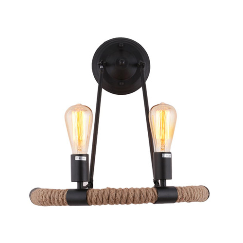 OSALADI Farmhouse Sconces Hanging Lighting Fixture Rustic Wall Lights Country Wall Sconces Bedside Wall Sconce Metal Wall Sconce Lighting Outdoor Wall Light Wall Lamp Double Head Lamps