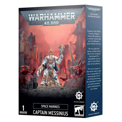 Games Workshop Warhammer 40K: Space Marines - Captain Messinius White