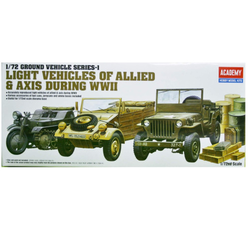 Academy 13416 Ground Vehicle Series-1, 1/72 Scale Plastic Model Kit Academy 13416 Ground Vehicle Series-1, 1/72 Scale Plastic Model Kit