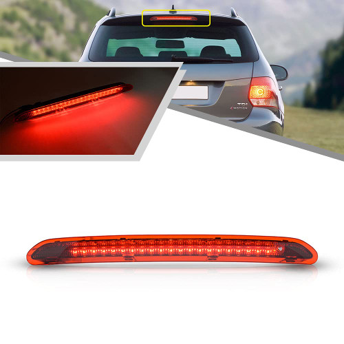 Mingrui test Red Lens Red LED High Mount Third Brake Light Bar Assembly for VW MK5 Golf GTI for MK6 Golf Wagon