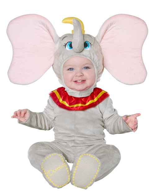 Spirit Halloween Disney Baby Dumbo Jumpsuit Costume | Officially Licensed | Easy Costume | Baby Halloween Costumes - 18-24m