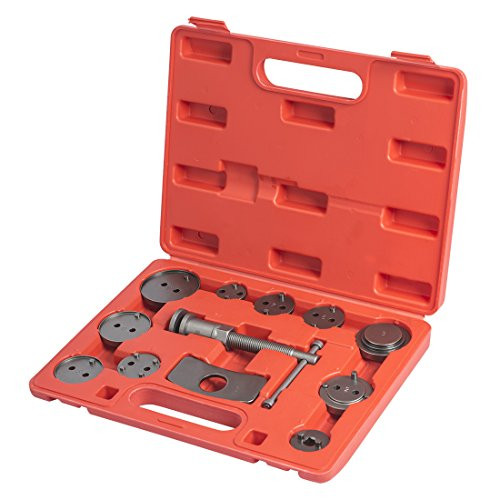 WORKPRO Disc Brake Caliper Compressor Tool Set and Wind Back Tool Kit for Brake Pad Replacement 12-Piece