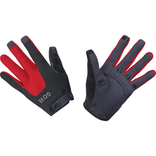 GORE WEAR Gore C5 Trail Gloves, Black/Red, XL