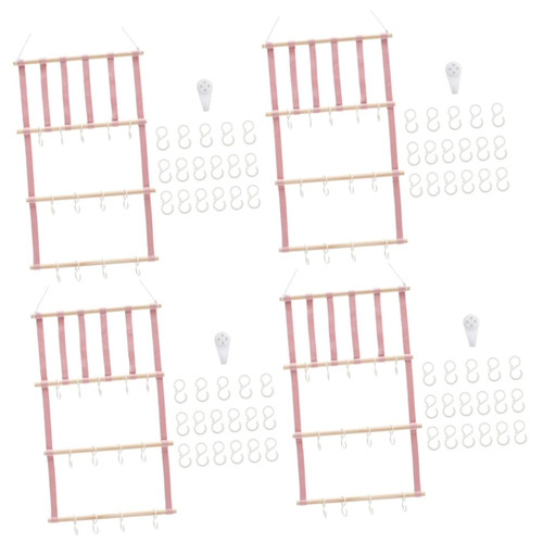 FOMIYES 4 Sets wall hanging hair accessories storage headband algodon girls hair bow girls hair accessories organizer macrame wall hanging decoration long cloth Storage Box child FOMIYES 4 Sets wall hanging hair accessories storage headband algodon girls hair bow girls hair accessories organizer macrame wall hanging decoration long cloth Storage Box child
