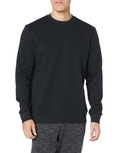 Oakley Men's Relax Crew Sweatshirt 2.0, Blackout, X-Large