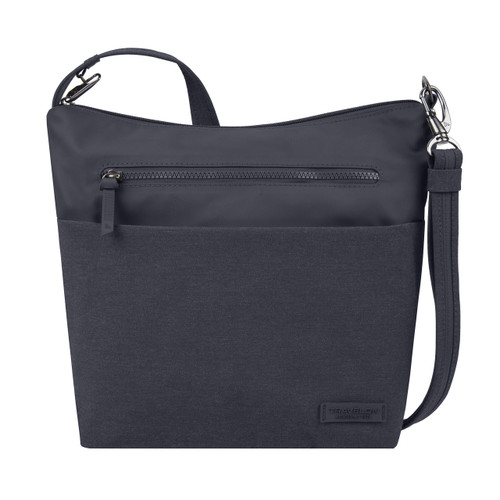 Travelon Anti-Theft Metro Crossbody, Navy Heather, One Size Travelon Anti-Theft Metro Crossbody, Navy Heather, One Size
