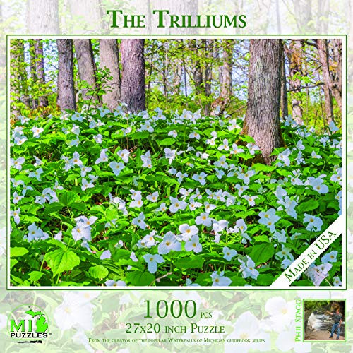 Trilliums - 1000 Piece MI Puzzles Jigsaw Puzzle