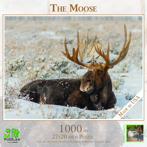 The Moose - 1000 Piece MI Puzzles Jigsaw Puzzle - for Adults