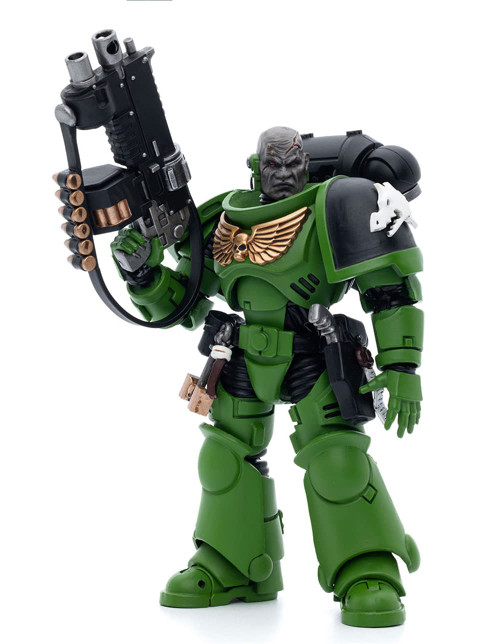HiPlay JoyToy Warhammer 40K Salamanders Intercessors Brother Tol'vak 1:18 Scale Collectible Action Figure