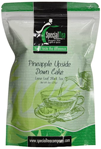 Special Tea Pineapple Upside Down Cake Tea Loose Leaf Black Tea, 8 Ounce