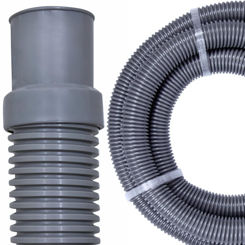 SWIMLINE HYDROTOOLS Pool Pump Filter Connection Hose W/ Cuff | 1.5 Inch X 12 Foot | Heavy-Duty Flexible, Durable & Leakproof | Chemical & UV Resistant | For Above Ground Pools Skimmer Filters & Pumps