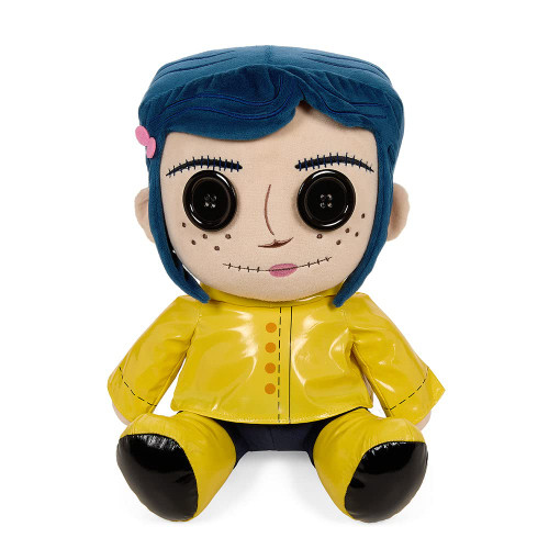 Kidrobot Coraline with Button Eyes 13 Inch Medium Plush