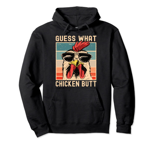 Chicken Meme Design | Guess What Chicken Butt Pullover Hoodie Chicken Meme Design | Guess What Chicken Butt Pullover Hoodie