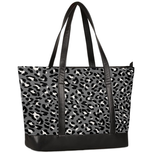 Leopard Laptop Tote Bag Laptop Sleeve Case Fits 13-15.6 Inch Laptop with Zipper for women Tote Bag Shoulder Bag Messenger Bag Ideal for Work, Travel