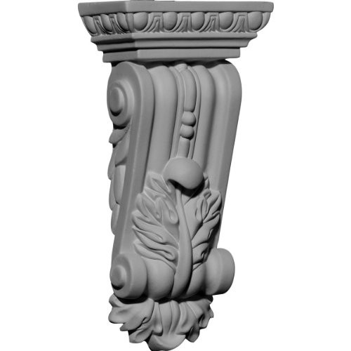 Ekena Millwork COR04X02X09GO 4 5/8-Inch W x 2 5/8-Inch D x 9 3/4-Inch H Gorleen Corbel