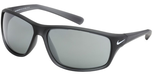 Nike EV1134-010 Adrenaline Sunglasses Matte Anthracite/Silver Frame Color, Grey with Silver Mirror Lens Tint