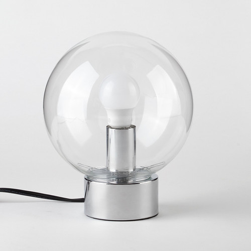 Urban Shop Bulb Orb Lamp, Silver