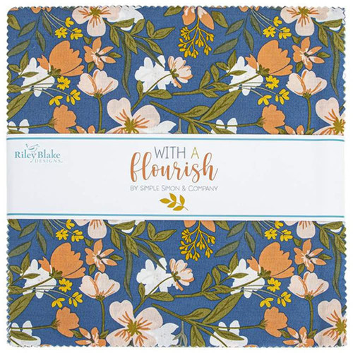 Simple Simon & Company with a Flourish 10" Stacker 42 10-inch Squares Riley Blake 10-12730-42 Simple Simon & Company with a Flourish 10" Stacker 42 10-inch Squares Riley Blake 10-12730-42