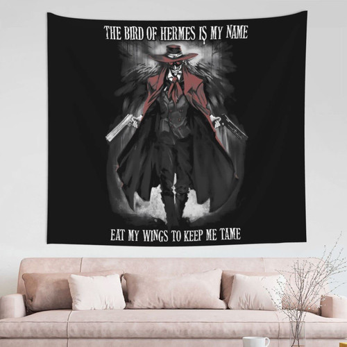 Flokoo Hellsing Tapestry Wall Art Decor Hanging For Living Room Dorm Kitchen Bedroom Home 60x51in