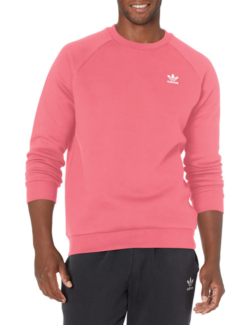 adidas Originals Men's Adicolor Essentials Trefoil Crewneck Sweatshirt, Semi Turbo, XX-Large