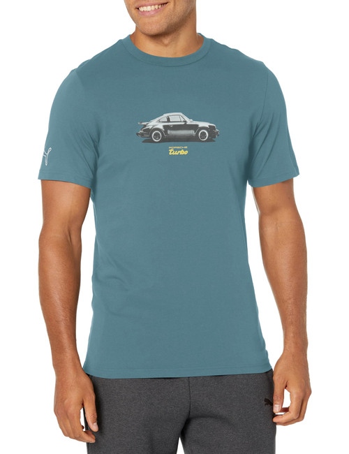 PUMA Men's Porsche Legacy Graphic Tee, Bold Blue, Medium