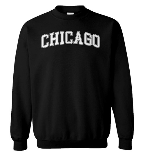 Haase Unlimited Chicago - State Proud Strong Unisex Crewneck Sweatshirt (Black, Medium) Haase Unlimited Chicago - State Proud Strong Unisex Crewneck Sweatshirt (Black, Medium)