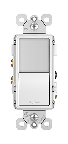 Legrand - Pass & Seymour NTL873WCC6 Radiant Night Light with Single Pole, 3 Way Switch Electrical Outlet, White