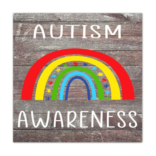 CustonCares Autism Awareness Puzzle Piece Wood Signs Wall Decoration Inspirational Autistic Support Mom Gifts Signs Positive Wood Pallet Wall Plaque Sign for Laundry Shelf Front Porch 16x16in CustonCares Autism Awareness Puzzle Piece Wood Signs Wall Decoration Inspirational Autistic Support Mom Gifts Signs Positive Wood Pallet Wall Plaque Sign for Laundry Shelf Front Porch 16x16in
