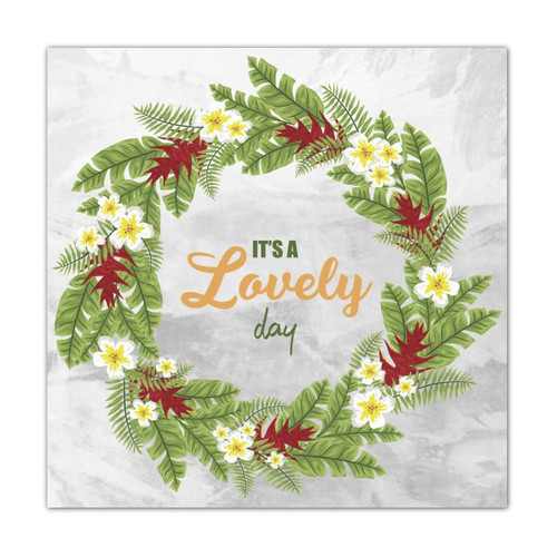 CustonCares It's A Lovely Day Wood Signs Wall Art Motto Decor Vintage Floral Wreath Fall Harvest Signs Country Wooden Signs for Bathroom Laundry Front Porch 16x16in CustonCares It's A Lovely Day Wood Signs Wall Art Motto Decor Vintage Floral Wreath Fall Harvest Signs Country Wooden Signs for Bathroom Laundry Front Porch 16x16in