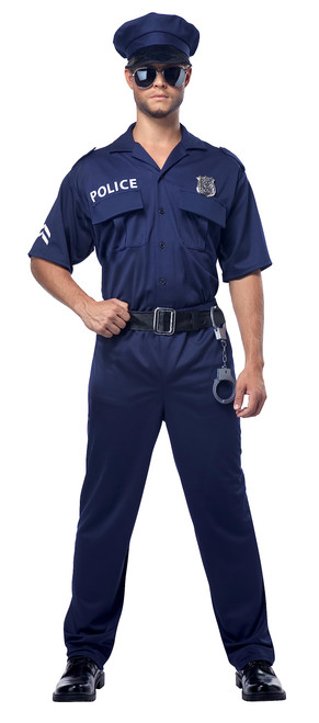 California Costumes mens Police Adult Sized Costume, Multicoloured, Extra Large US