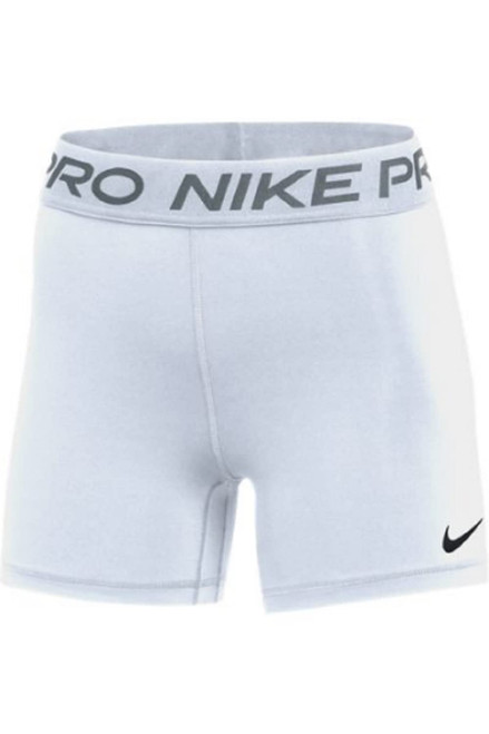 Nike Women's Pro 365 5 Inch Shorts (X-Small, White)