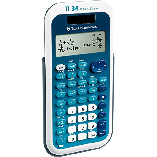 TEXTI34MV - Texas Instruments TI34 MultiView Scientific Calculator