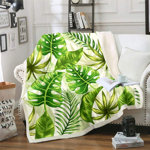 Erosebridal Youth Plant Blanket Tropical Tree Throw Blanket for Child's Dorm Room Throw Size Green Palm Leaves Sherpa Blanket,Jungle Botanical Leaf Fleece Plush Blanket Lightweight Soft Cozy Warm Erosebridal Youth Plant Blanket Tropical Tree Throw Blanket for Child's Dorm Room Throw Size Green Palm Leaves Sherpa Blanket,Jungle Botanical Leaf Fleece Plush Blanket Lightweight Soft Cozy Warm