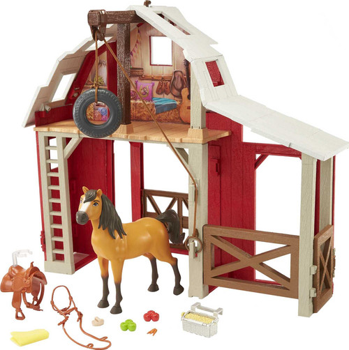 Mattel Spirit Untamed Spirit Untamed Barn Playset with Spirit Horse, Barn, 3 Play Areas, & 10 Play Pieces, Great Gift for Ages 3 Years Old & Up,HDK56 Mattel Spirit Untamed Spirit Untamed Barn Playset with Spirit Horse, Barn, 3 Play Areas, & 10 Play Pieces, Great Gift for Ages 3 Years Old & Up,HDK56