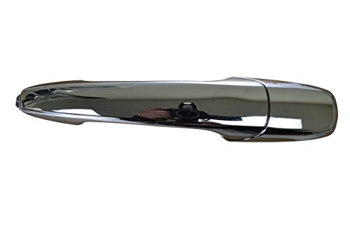 PT Auto Warehouse FO-3929M-RLK - Outside Exterior Outer Door Handle, Chrome - Driver Side Rear