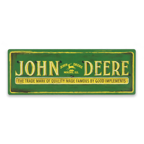 John Deere Quality Rustic Metal Sign - Vintage John Deere Wall Decor for Garage, Shop or Man Cave John Deere Quality Rustic Metal Sign - Vintage John Deere Wall Decor for Garage, Shop or Man Cave
