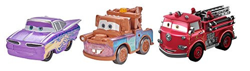 Disney/Pixar Cars Mini Racers Vehicles, 3 Pack - Mater, Ramone, Red Exclusive
