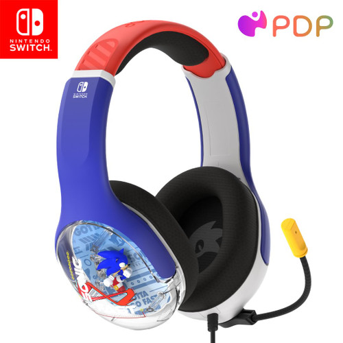 REALMz Wired Headset for Nintendo Switch/OLED - Sonic Superstars: Sonic Go Fast